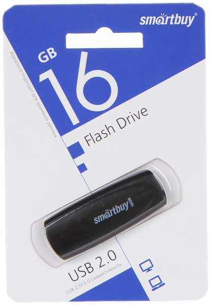 USB Flash Drive 16Gb - SmartBuy Scout Black SB016GB2SCK 21505312