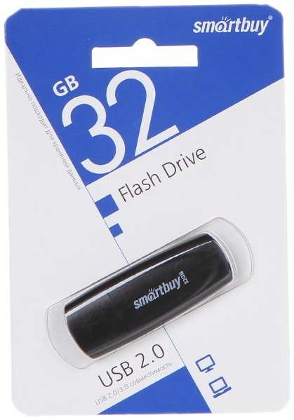 USB Flash Drive 32Gb - SmartBuy Scout Black SB032GB2SCK 21505313
