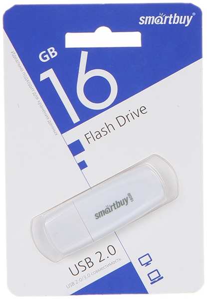 USB Flash Drive 16Gb - SmartBuy Scout White SB016GB2SCW 21505319