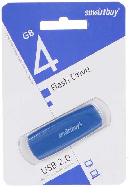 USB Flash Drive 4Gb - SmartBuy Scout Blue SB004GB2SCB 21505328