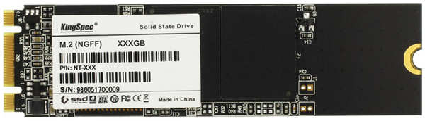 Твердотельный накопитель KingSpec SSD SATA III M.2 2280 1Tb NT-1TB 21509395