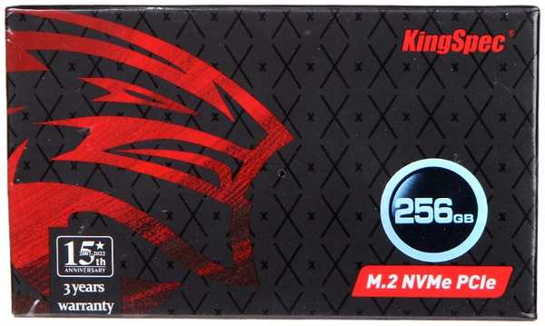 Твердотельный накопитель KingSpec SSD PCI-E 3.0 M.2 2280 256Gb NE-256 21509398