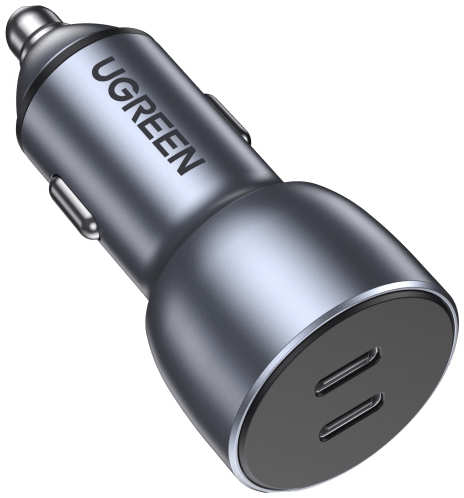 Зарядное устройство Ugreen CD213 USB-C PD + USB-C PD 36W Grey 70594 21512197