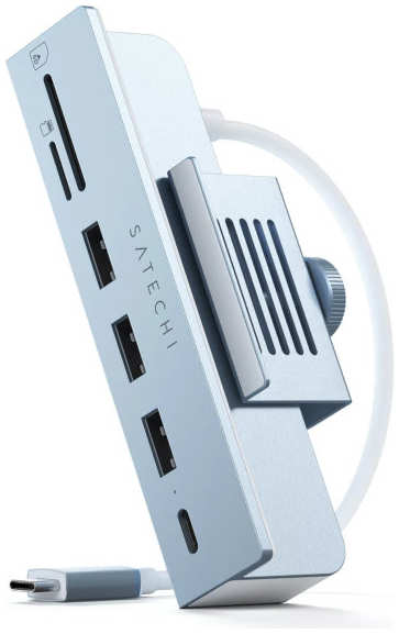 Хаб USB Satechi USB-C Aluminum USB-C Clamp Hub для 24 iMac ST-UCICHB