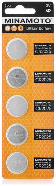 Батарейка CR2025 - Minamoto CR2025/5BL (5 штук) MM CR2025/5BL