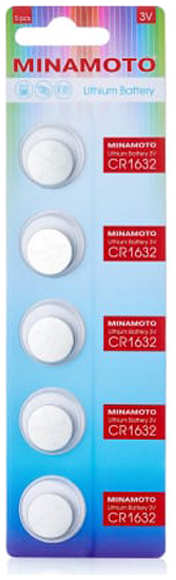 Батарейка CR1632 - Minamoto CR1632/5BL (5 штук) MM CR1632/5BL 21513587