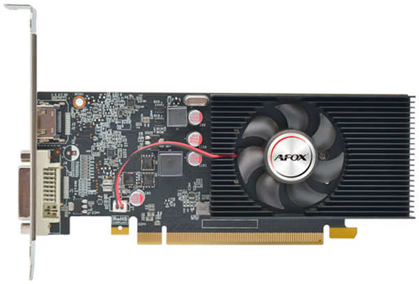 Видеокарта Afox GeForce GT 1030 1228Mhz PCI-E 3.0 2048Mb 1468Mhz 64 bit DVI-D HDMI VGA AF1030-2048D5L7 21515589