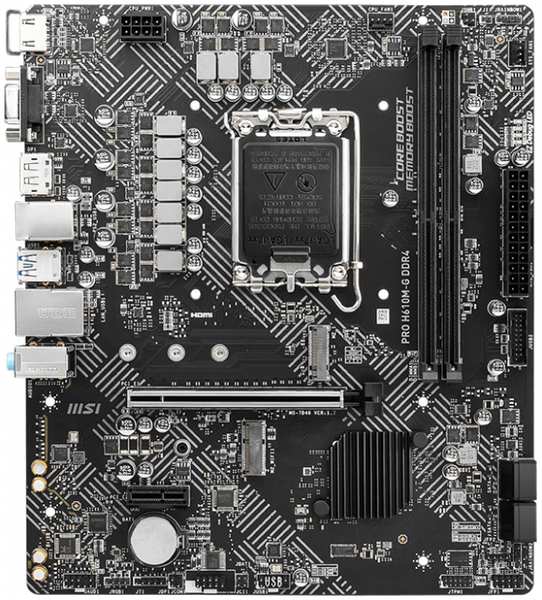 Материнская плата MSI H610M-G Pro DDR4 PRO H610M-G DDR4 21524732