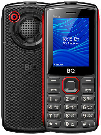Сотовый телефон BQ 2452 Energy Black Red 21529491