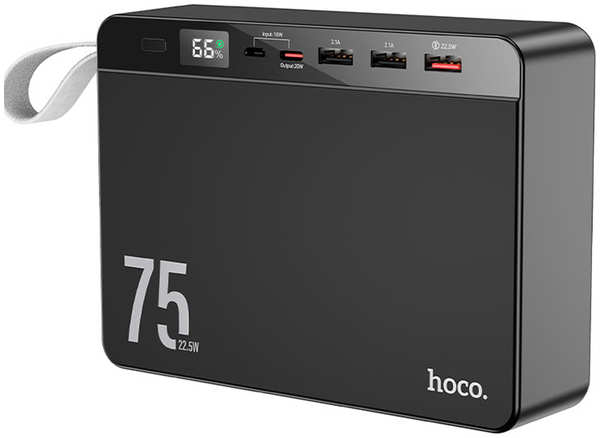 Внешний аккумулятор Hoco J94 Overlord 75000mAh Black 212812 21532717