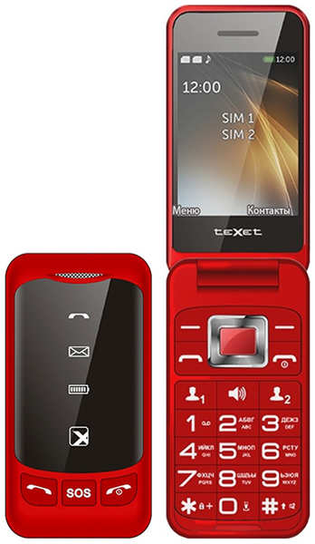 Сотовый телефон teXet TM-B419 Red 21534015