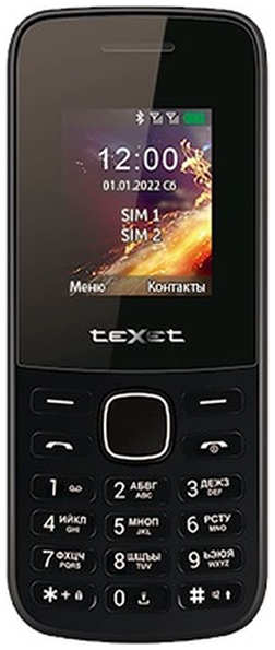 Сотовый телефон teXet TM-117 Black 21534023
