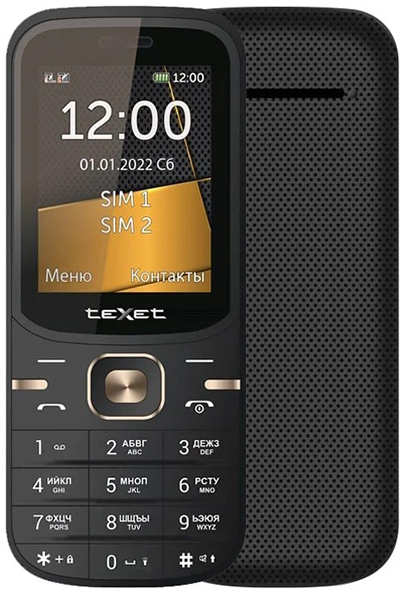 Сотовый телефон teXet TM-216 Black 21534025
