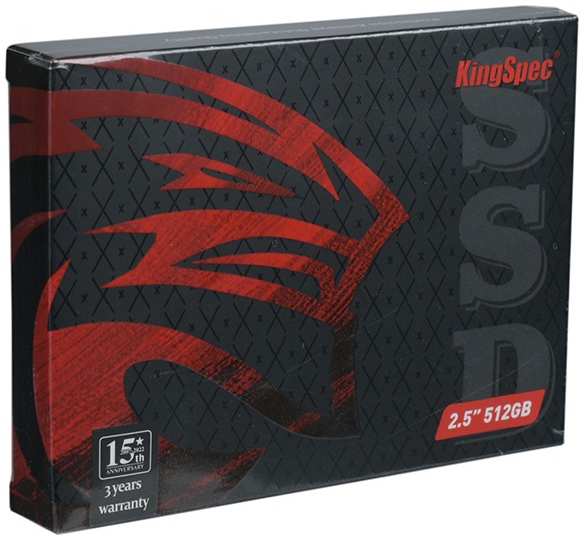Твердотельный накопитель KingSpec SSD SATA3 2.5 P3 Series 512Gb P3-512 21534606