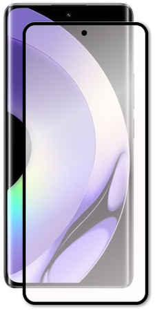 DF-GROUP Закаленное стекло DF для Realme 10 Pro (5G) Full Screen + Full Glue Black Frame rmColor-25