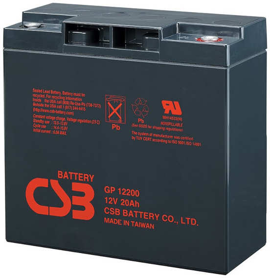Аккумулятор для ИБП CSB GP12200 12V 20Ah 21538542