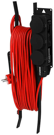 Удлинитель Starwind 3 Sockets 20m Orange ST-PS3.20/B