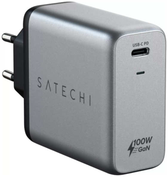 Зарядное устройство Satechi 100W GaN Power Space Gray ST-UC100WSM-EU 21542823