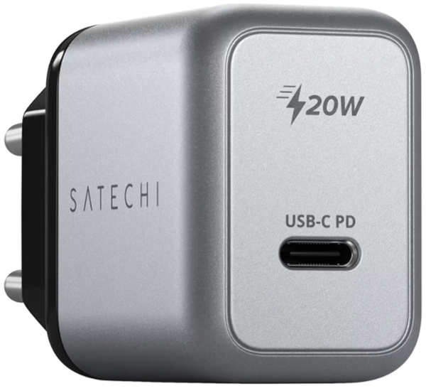 Зарядное устройство Satechi 20W USB-C PD Wall Charger Space Gray ST-UC20WCM-EU 21542829