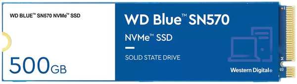 Твердотельный накопитель Western Digital WD Blue SN570 500Gb WDS500G3B0C 21544849