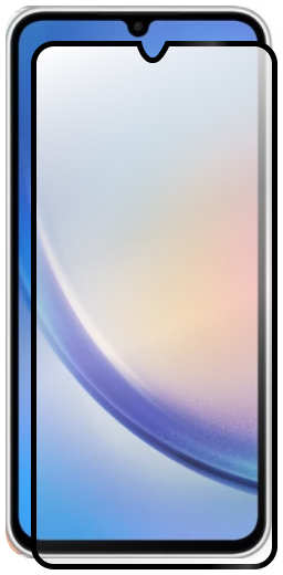 Защитное стекло Red Line для Samsung Galaxy A34 5G Full Screen Tempered Glass Full Glue Black УТ000033657 21551276