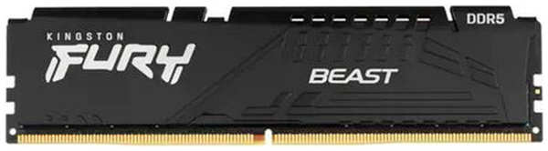 Модуль памяти Kingston Fury Beast Black DDR5 DIMM 5600MHz PC44800 CL36 - 32Gb KF556C36BBE-32 21556099