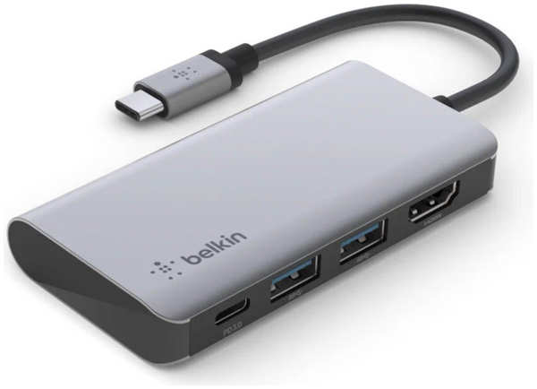 Хаб USB Belkin Multiport Adapter 4-in-1 2xUSB-A 3.0/HDMI AVC006btSGY 21557919