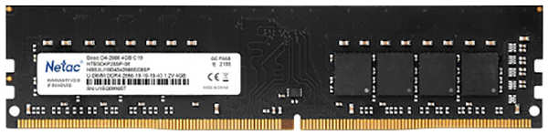 Модуль памяти Netac DDR4 DIMM 3200Mhz PC25600 CL16 - 16Gb Black NTBSD4P32SP-16 Shadow NTBSD4P32SP-16 21578242
