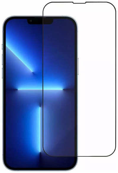 Защитное стекло Zibelino для APPLE iPhone 13 / 13 Pro 3D с защитой динамика от пыли Black ZTG-3D-DP-APL-13-PRO-BLK 21580812
