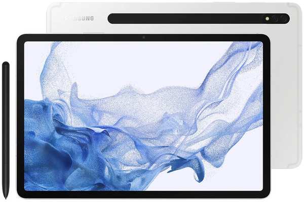 Планшет Samsung Galaxy Tab S8 Wi-Fi SM-X700 8/256Gb Silver (Snapdragon 8 Gen 1 1.7Ghz/8192Mb/256Gb/Wi-Fi/Bluetooth/Cam/11.0/2560x1600/Android) 21583279
