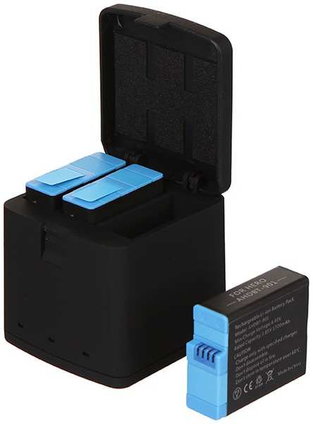Зарядное устройство + 3 аккумулятора Lumiix GP9015 KUB для Gopro HERO 9/10 /11 21592368