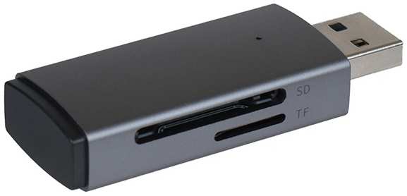 Карт-ридер Baseus Lite Series USB-A to SD/TF Grey WKQX060013 21592418