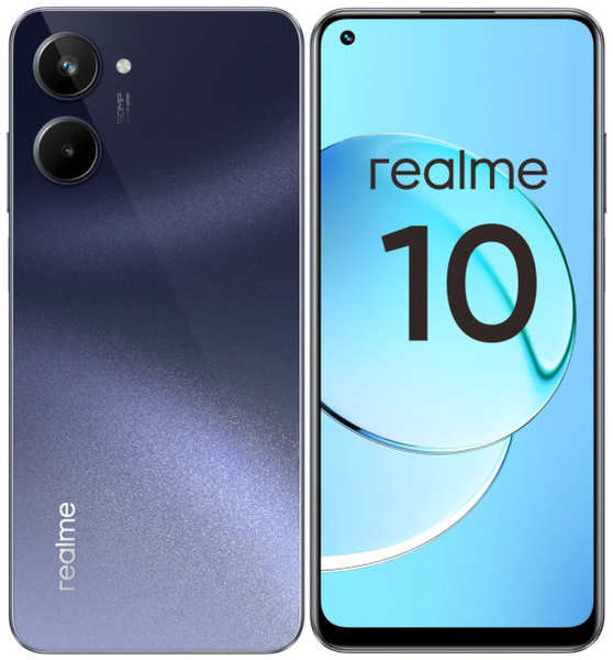 Сотовый телефон Realme 10 8/128Gb LTE Black 21594631
