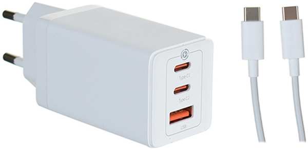 Зарядное устройство Baseus GaN5 Pro Fast Charger USB - 2xUSB-C 65W + cable USB Type-C CCGAN65E5 / CCGP120202 21595898