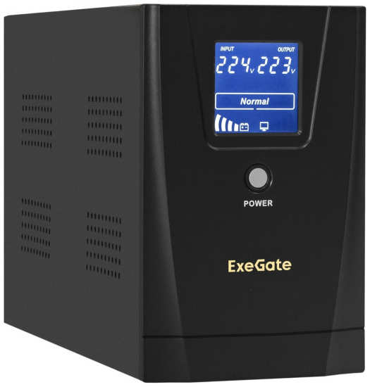 Источник бесперебойного питания ExeGate SpecialPro Smart LLB-2200.LCD.AVR.4C13.RJ.USB / EX292634RUS 21597816
