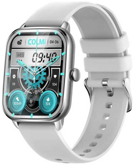 Умные часы Colmi C61 Silicone Strap Silver-Grey 21599661