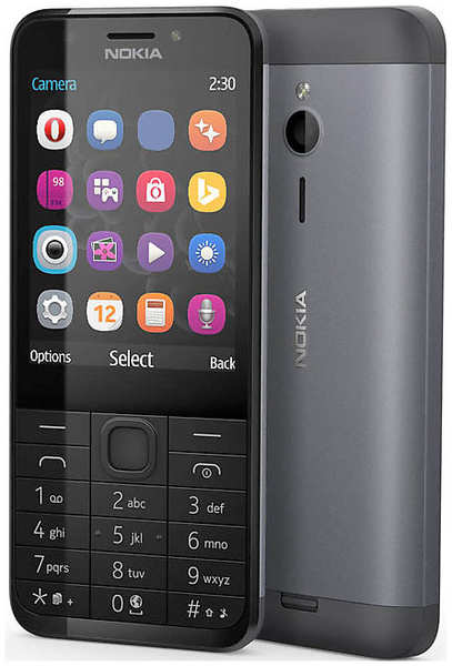 Сотовый телефон Nokia 230 Dual Sim Black Silver 21602545