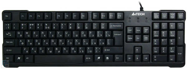 Клавиатура A4Tech KR-750 Black USB 21662280