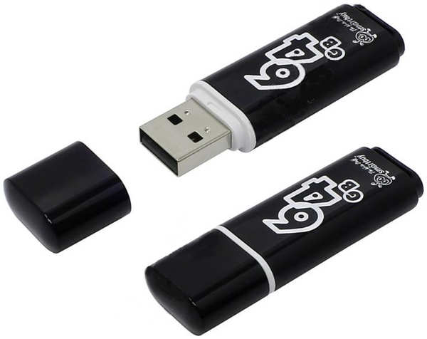 USB Flash Drive 64Gb - SmartBuy Glossy Series Black SB64GBGS-K 21668331