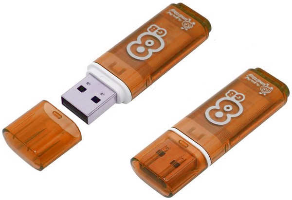 USB Flash Drive 8Gb - SmartBuy Glossy Orange SB8GBGS-Or 21668963