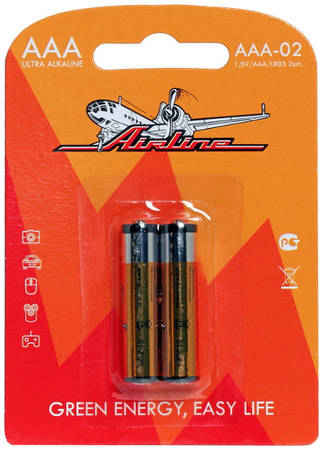 Батарейка AAA - Airline AAA-02 LR03 (2 штуки)