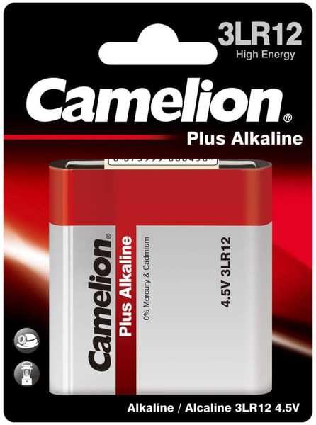 Батарейка Camelion Plus Alkaline 3LR12 3LR12-BP1 (1 штука)