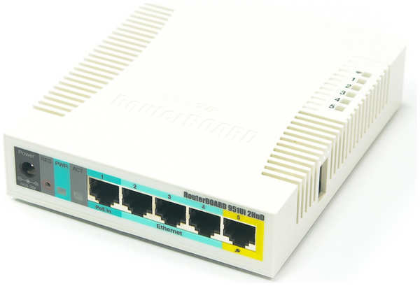 Wi-Fi роутер MikroTik RouterBoard RB951Ui-2HnD 21840012
