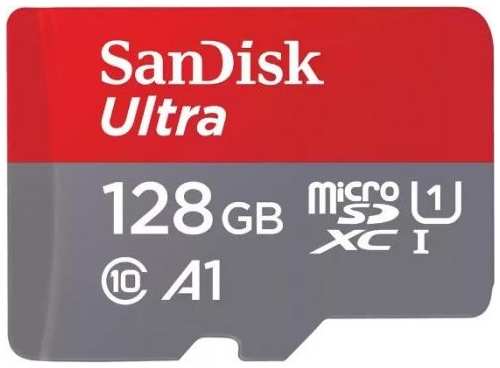 Карта памяти 128Gb - SanDisk Micro Secure Digital Ultra UHS I SDSQUAB-128G-GN6MN 218440404