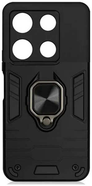 DF-GROUP Чехол DF для Infinix Note 30 Pro 4G с магнитом и кольцом Black inArmor-11 218441055