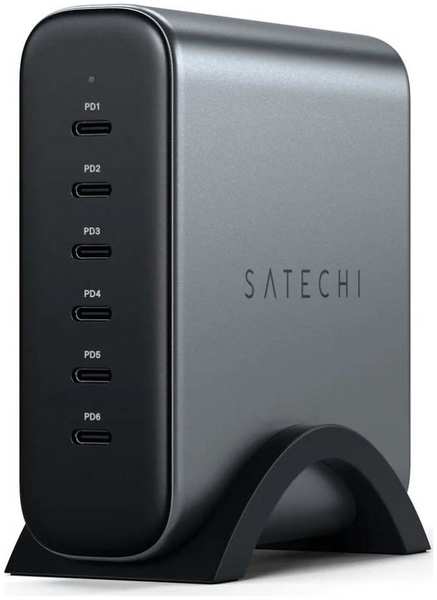 Зарядное устройство Satechi 6xUSB-C PD 200W Space Grey ST-C200GM-EU 218442249