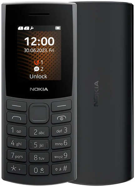 Сотовый телефон Nokia 106 DS (TA-1564) Charcoal 1GF019BPA2C02 218442616