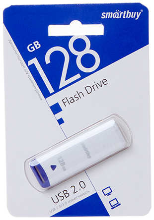 USB Flash Drive 128Gb - SmartBuy Easy White SB128GBEW Easy SB128GBEW 218444775