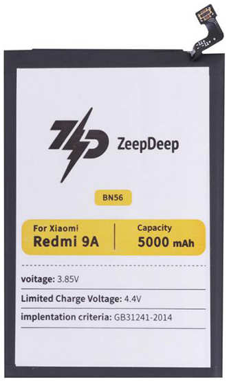 Аккумулятор ZeepDeep Asia (схожий с BN56) для Xiaomi Redmi 9A / 9C 888687 218445501