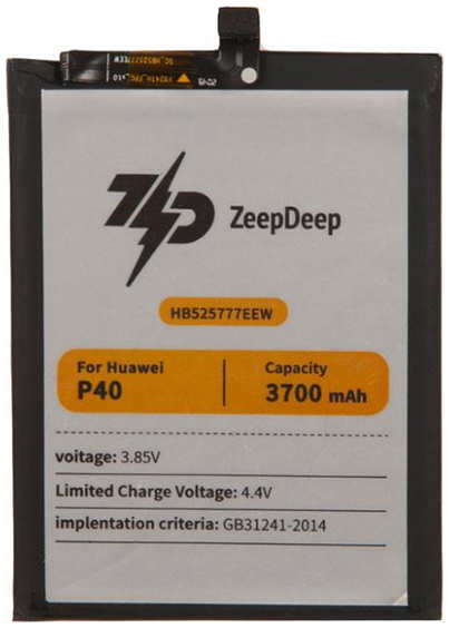 Аккумулятор ZeepDeep Asia (схожий с HB525777EEW) для Huawei P40 888708 218445530